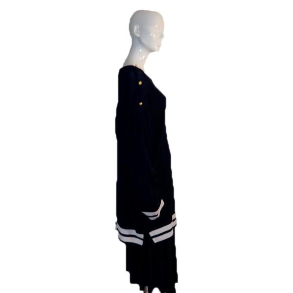 Liz Claiborne Sweater, Navy Blue Size: 3 - Picture 5 of 5